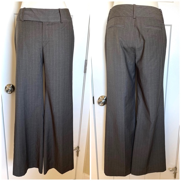 Banana Republic Brown Pinstripe Martin Fit Trouser - Picture 1 of 4